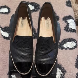Vagabond Black Textured Women's Loafers